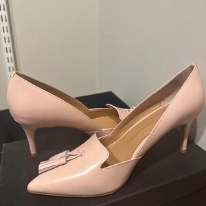 Banana Republic heels with tassel.